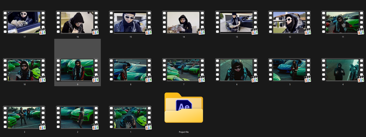 Editing Clips pack (8GB) Monthly Updated