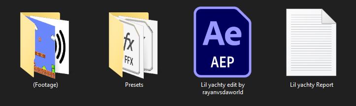 Lil yachty edit project file & assets