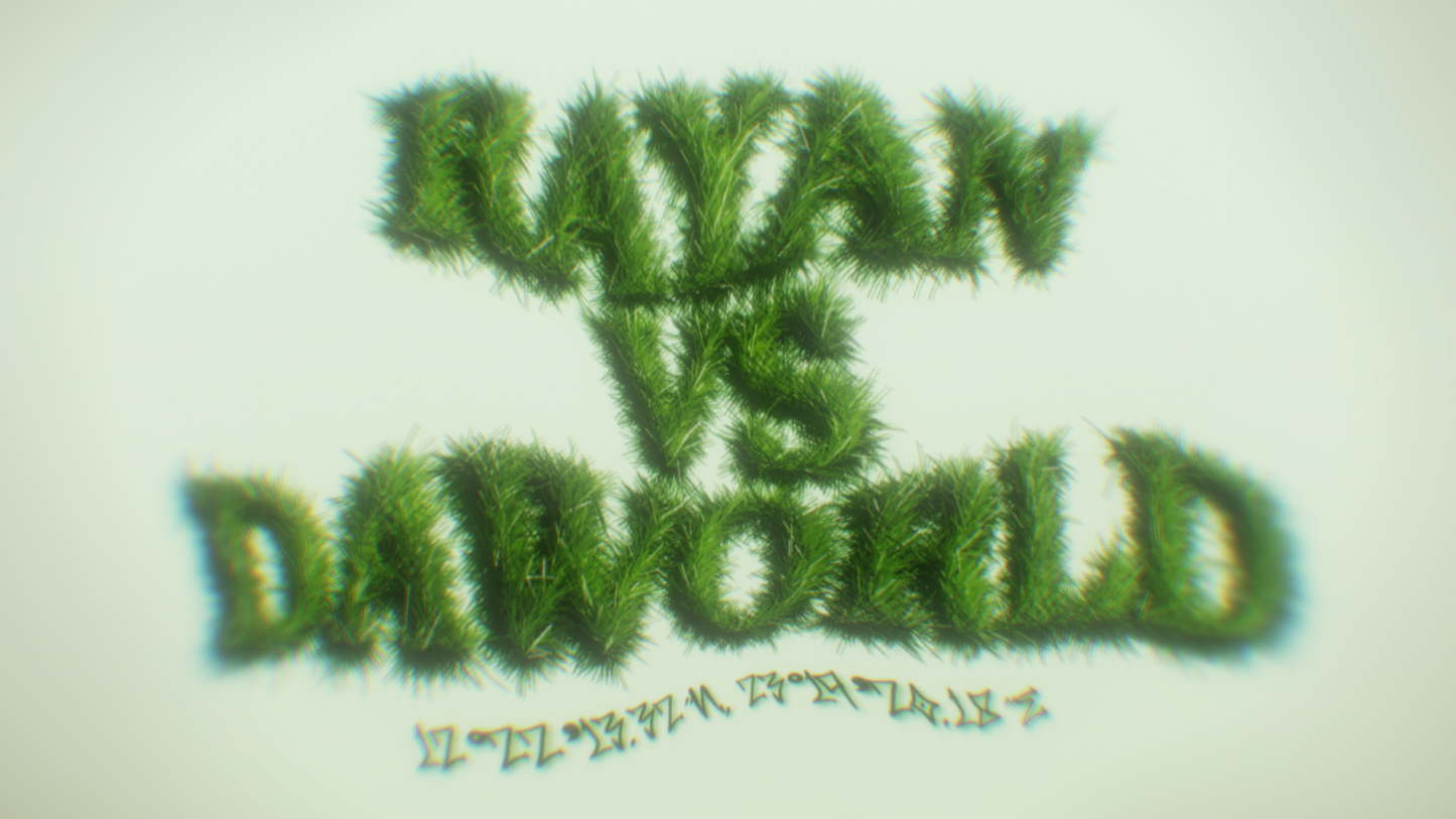 Trippy grass text project file
